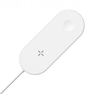 Devia ładowarka indukcyjna Smart 2w1 biała 12W