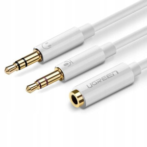 Ugreen rozdzielacz 3,5mm mini jack AUX 28cm 20897