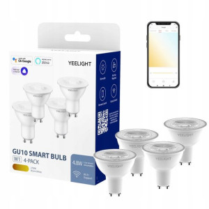 Yeelight W1 GU10 ściemnialna żarówka YLDP004 x4