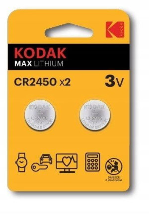 Kodak Baterie Litowe MAX CR 2450 Blister X 2 SZT.