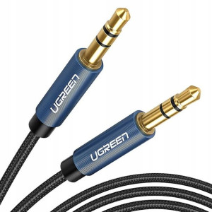 Ugreen Kabel mini jack 3,5mm AUX 3m Niebiesk 10688