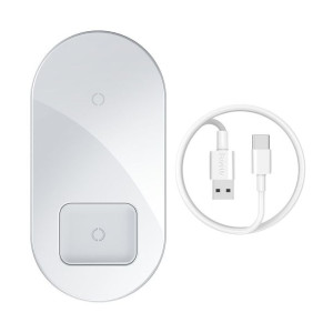 Baseus Simple Pro 2w1 ładowarka QI 15W WXJK-C02