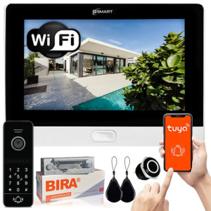 Zestaw Wideodomofon Wifi Ip Bira Tuya Przycisk Exit Led