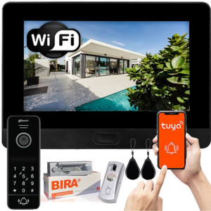 Zestaw Wideodomofon Wifi Ip Bira Tuya Przycisk Exit