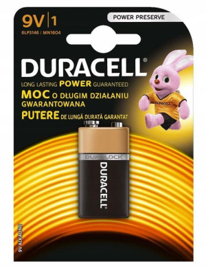 Bateria DURACELL Basic 9V K1