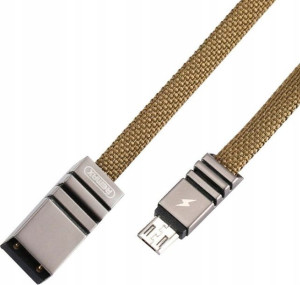 Remax Weave RC-081m Kabel oplot micro USB zielony