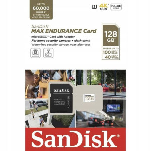 Sandisk Karta Max Endurance 128 Sdsqqvr-128g-gn6ia