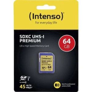 Intenso Pamięć Karta SD SDXC 64GB UHS-I 3421490