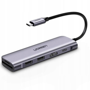 Ugreen adapter Hub 5w1 USB HDMI MicroSD PD 70411