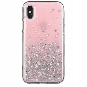 Wozinsky Star Glitter Xiaomi Redmi Note 9 Różowe