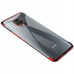 Clear Color żel Xiaomi Redmi Note 9S 9 Pro czerwon