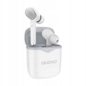Dudao Słuchawki dokanał Bluetooth TWS U12 White