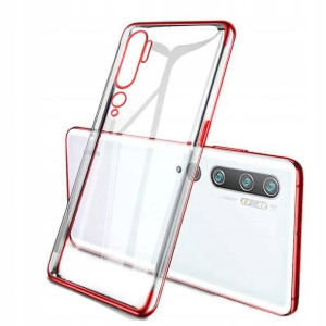 Clear Color żelowe Etui Xiaomi Mi Note 10 czerwony