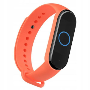 Opaska Xiaomi Mi Band 5 Silikonowa Pomarańczowa