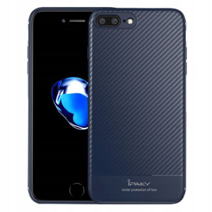iPaky Carbon Fiber iPhone 8 Plus / 7 Plus Niebiesk