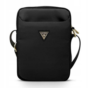 Guess Torba GUTB10NTMLBK 10 czarna Nylon Triangle
