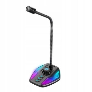 Mikrofon Gamingowy RGB LED do biurka M555080