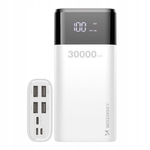 Wozinsky Powerbank 30000mAh 4xUSB 2A LCD WPB-001WE