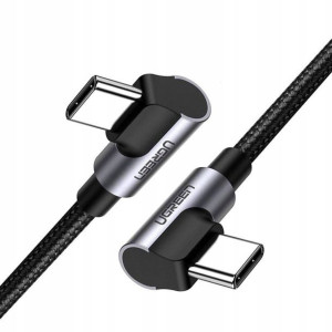 Ugreen kabel USB-C do USB-C 2m 60W 70531 kątowy