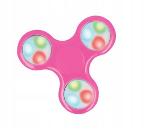 Hand Fidget Spinner Ledowy na łożysku Różowy