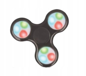 Hand Fidget Spinner Ledowy na łożysku Czarny
