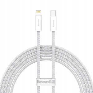 Baseus Dynamic kabel USB-C Lightning 2m 20W Biały