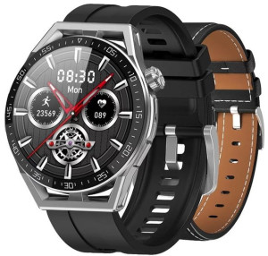 Smartwatch Rubicon RNCE88 (Sr) Czarna skóra + czar