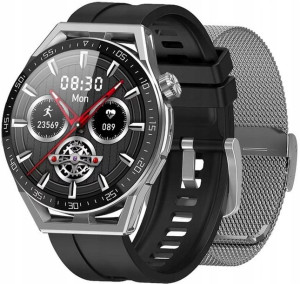 Smartwatch Rubicon RNCE88 (Sr) Srebrna brans + cza