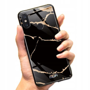 Mofi Glass Cover Xiaomi Mi A2 Lite Black Marbled
