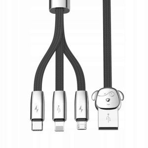 Baseus FuWang USB 3w1 3A 1,2M CAMLT-FW01