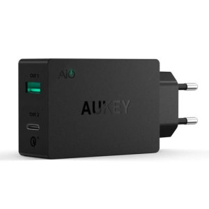Ładowarka Aukey Pa-y2 Quick Charge 3.0 + Kabel C