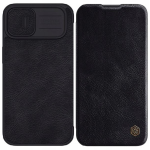Nillkin Qin Pro etui do iPhone 14 Czarne