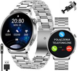 Smartwatch Rubicon RNCE81 Srebrny Bluetooth Call