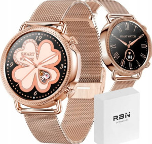 Smartwatch Rubicon Damski RNBE74 Puls Tlen Złoty
