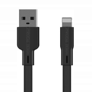 Kabel Proda Fons PD-B18i Lightning 2.1A 1M Czarny