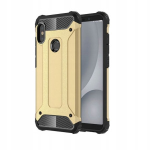 Hybrid Armor etui TPU PC Xiaomi Mi A2 Złote