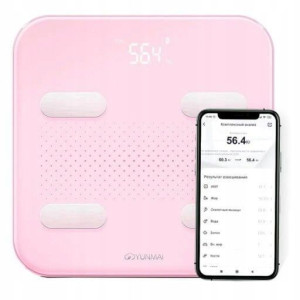 Waga analityczna smart YUNMAI S M1805 różowa