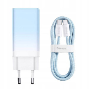 Baseus GaN3 Pro Ładowarka 2xUSB-C + USB 65W + kabe