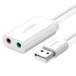 Ugreen karta dźwiękowa adapter USB jack 30143