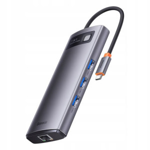 Baseus Metal Gleam HUB 7w1 USB Typ C HDMI PD RJ-45