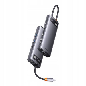 Baseus Metal Gleam HUB 9w1 USB Typ C HDMI PD SD TF