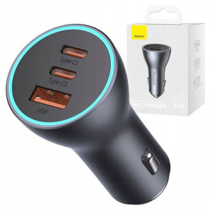Ładowarka samochodowa Baseus 65W USB-C CGJP010013