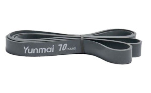 Guma treningowa Power Band YUNMAI 70lb szara