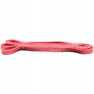 Guma treningowa Power Band YUNMAI 35lb, różowa