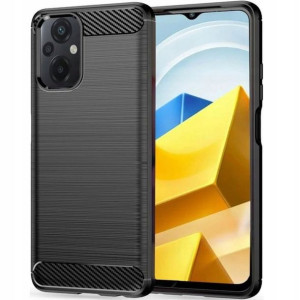 Tech-Protect TPUCarbon do Xiaomi Poco M5 Czarne