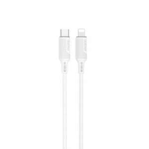 Dudao Kabel USB Typ C Lightning 20W 1m L6S Biały
