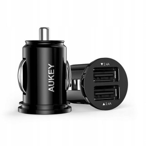 Ładowarka Samochodowa Aukey CC-S1 24W 4.8A 2xUSB