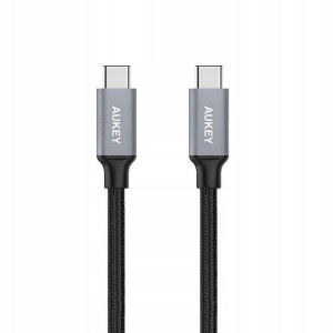 Kabel Aukey CB-CD5 nylonowy USB-C 1m