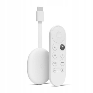 Adapter Google Chromecast 4.0 biały z Google TV