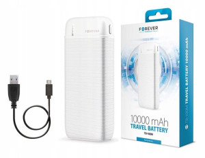 Forever power bank TB-100L 20000 mAh biały